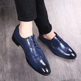 Fashion Pointed Business Office Oxfords Men's Dress Shoes