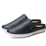 British Style Slip on Flat Loafers Lazy Men's Casual Sandals