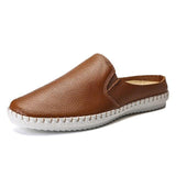 British Style Slip on Flat Loafers Lazy Men's Casual Sandals