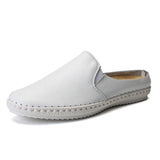 British Style Slip on Flat Loafers Lazy Men's Casual Sandals