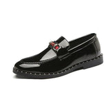 Fashion Rivet Leather Breathable Anti-skid Driving Men's Loafers