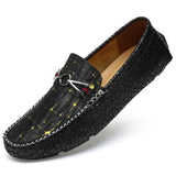 Fashion Slip on Leather Men's Driving Shoes Loafers