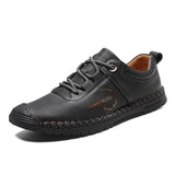 Vintage Leather Spring Autumn Men's Casual Shoes