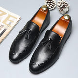 Fashion Tassel PU Leather Formal Wedding Men's Dress Shoes