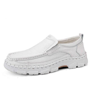 Fashion Work Leather Comfortable Slip-On Leisure Men's Casual Shoes