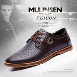 Breathable Soft Men's Casual Leather Shoes