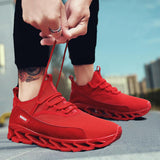 Men's Breathable  Mesh Training New Style Pure Color Casual Running Shoes