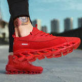 Men's Breathable  Mesh Training New Style Pure Color Casual Running Shoes