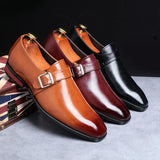 Classic Casual Leather Gentlemen Slip-On Men's Dress Shoes