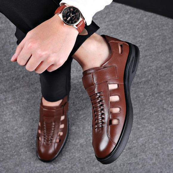 Fashion Genuine Leather Outdoor Casual Men's Sandals