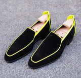 Fashion Flock High-End Custom Men Leather Dress Shoes Loafers