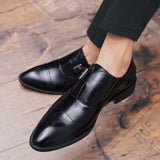 British Style Genuine Leather Formal Men's Dress Shoes