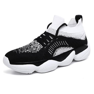 Fashion Breathable Air Mesh Lace-Up Men's Sneakers