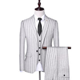 Men's stripe Tuxedos Formal Business Suits