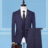 Men's stripe Tuxedos Formal Business Suits