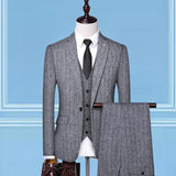 Men's stripe Tuxedos Formal Business Suits