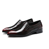 Classic Crocodile Leather Men's Dress Shoes