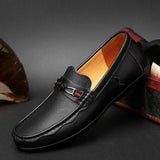 Fashion Genuine Leather Slip On Anti-slip Men's Loafers