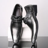 Luxury Cap Toe Oxfords Leather Men's Dress Shoes