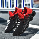 Men Sneakers - Couple Lace-up Breathable Mesh Sport Shoes