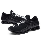 Men Sneakers - Couple Lace-up Breathable Mesh Sport Shoes