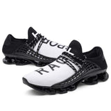 Men Sneakers - Couple Lace-up Breathable Mesh Sport Shoes