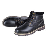 Men's Boots-PLUS SIZE Warmest Genuine Leather Men's Snow Boots