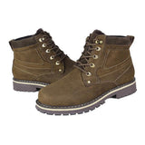 Men's Boots-PLUS SIZE Warmest Genuine Leather Men's Snow Boots