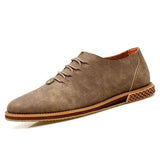 Genuine Leather Breathable Lace-up Handmade Men Shoes